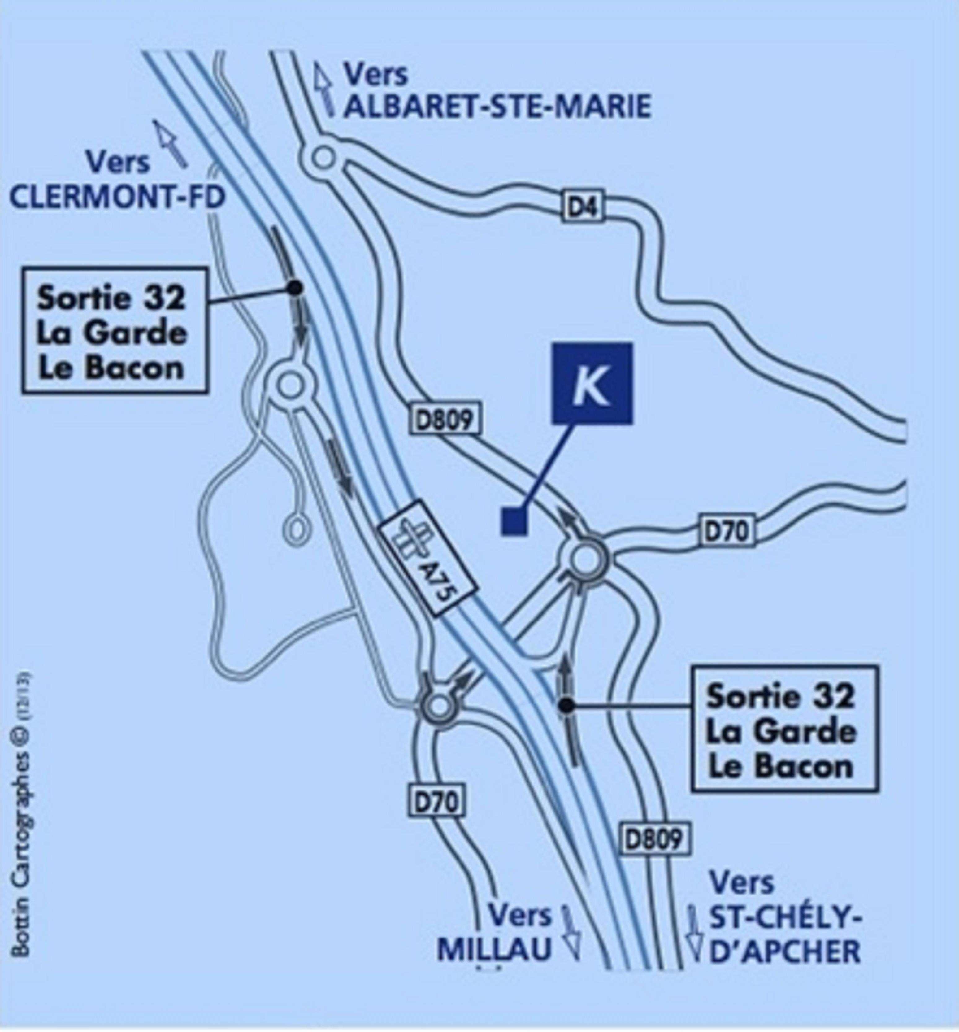 Kyriad Saint Chély d'Apcher - Aire de la Lozère Albaret-Sainte-Marie Esterno foto
